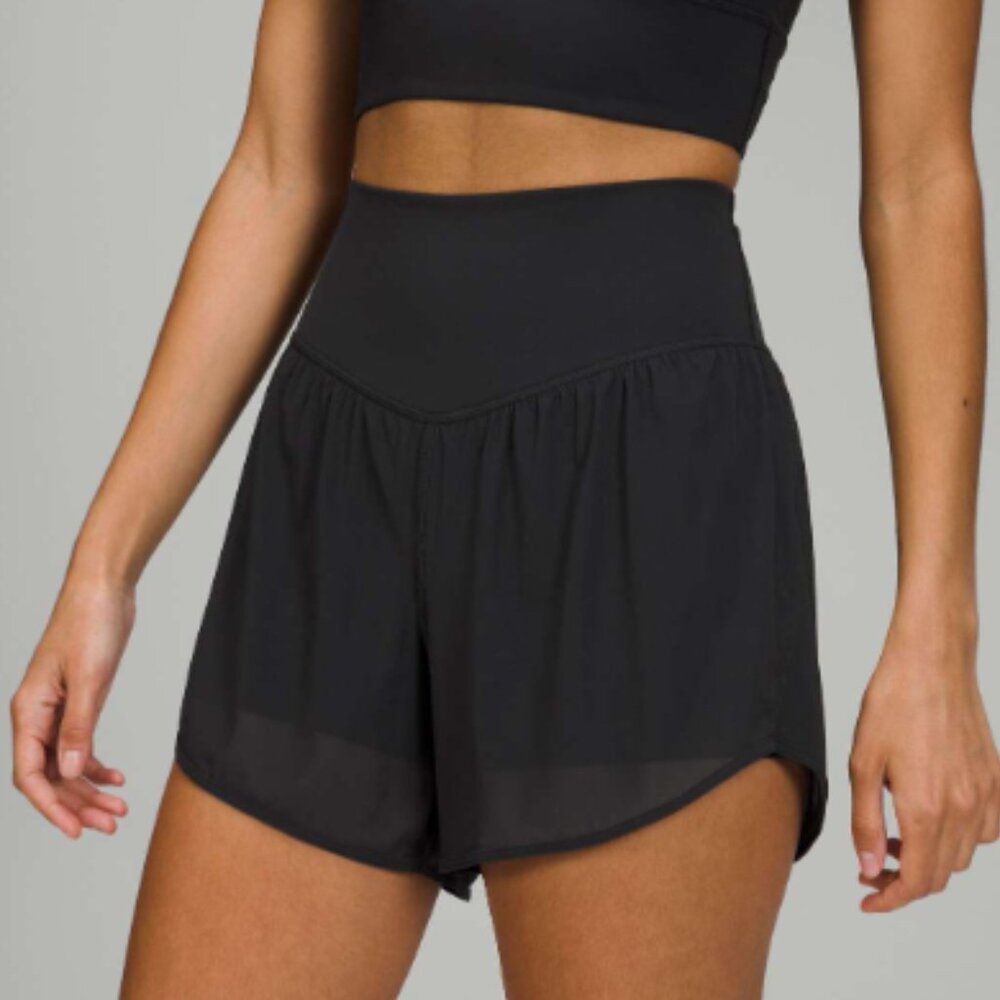 Lululemon Nulu and Mesh Yoga Short.
